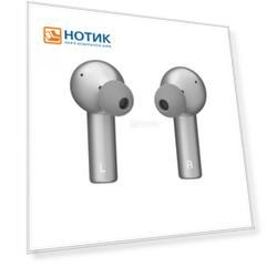 Гарнитура беспроводная (наушники) Lyambda True Wireless LTW15-GR, 30 мАч, Bluetooth, Серебристый LTW15-GR