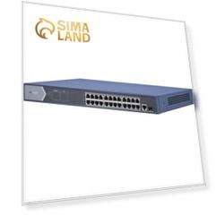 Коммутатор Hikvision DS-3E0526P-E, неуправляемый, 25х10/100/1000BASE-T