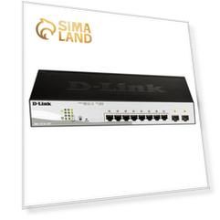 Коммутатор D-Link DGS-1210-10P/F1A, настраиваемый, 8х10/100/1000BASE-T