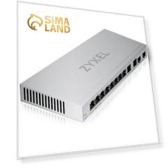 Коммутатор Zyxel XGS1210-12-ZZ0101F, управляемый, 8х10/100/1000BASE-T