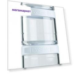 Blenderbottle GoStak (3 контейнера), 100 мл, цвет: белый