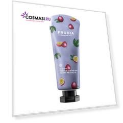 скрабирующий гель для душа с маракуйей frudia my orchard passion fruit scrub body wash
