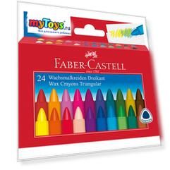 Мелки восковые Faber-Castell, 24 цвета