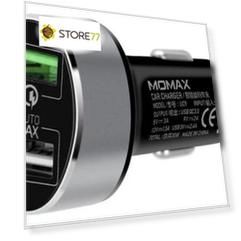 Автомобильное зарядное устройство MOMAX UC9 2xUSB Quick Charge 3.0 30W (Черный)
