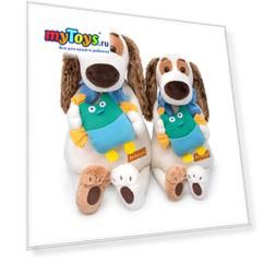 Мягкая игрушка Budi Basa Собака Бартоломей с совой, 33 см