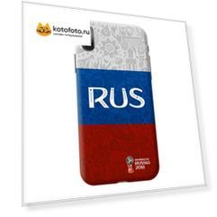 Чехол Deppa PC для Apple iPhone X FIFA Flag Russia