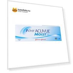 Контактные линзы Acuvue 1-Day Moist, 30 шт, R:8,5 D:-04,00