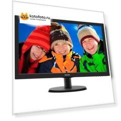 Монитор PHILIPS 223V5LHSB (00/01) черный