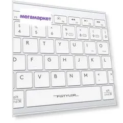 Беспроводная клавиатура A4Tech Fstyler FBX51C White (1678100)