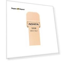 Флешка USB 32Gb A-Data AI920 AAI920-32G-CBK черный