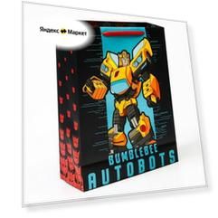 Пакет подарочный "AUTOBOTS", Трансформеры, 31х40х11.5 см