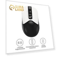 Мышь A4Tech Fstyler FB12, оптическая, беспроводная, 1200dpi, USB, белый/чёрный