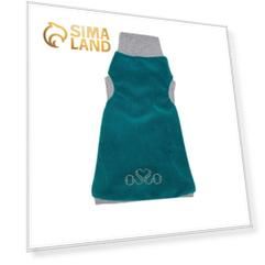 Водолазка из велюра для кошек, микс, размер XL (ДС 38, ОГ 38-44, ОШ 22-36, ОТ 46-52 см)
