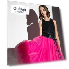 Топ расшитый пайетками черный Gulliver