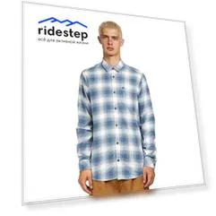 Рубашка CARHARTT WIP L/S Deaver Shirt Deaver Check, Storm Blue 2023