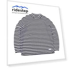 Свитшот  BSRABBIT Stripe High Neck Pullover Black 2023