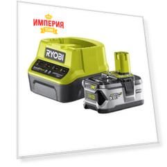 Аккумулятор Ryobi ONE+ Li-Ion АКБ 5.0Aч + ЗУ RC18120, RC18120-150