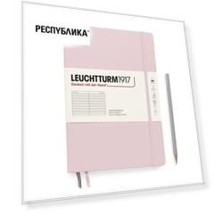 Блокнот Leuchtturm1917, в линейку, 109 листов, В5, розовый
