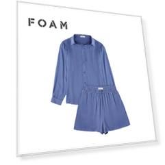 Celena Celena Пижамный костюм с шортами BLUE (M)