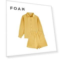 Celena Celena Пижамный костюм с шортами MUSTARD (M)