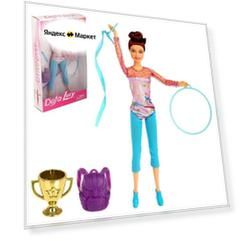 Кукла-модель «Гимнастка» с аксессуарами микс