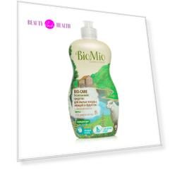 BIOMIO BIO-CARE средство для мытья посуды,овощей и фруктов с эфирным маслом мяты и экстрактом хлопка 450мл