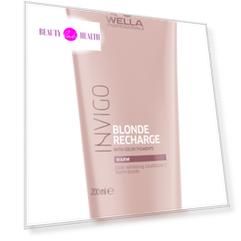 Wella Invigo Blonde Recharge Оттеночный бальзам-уход для тёплых светлых оттенков 200мл
