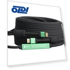 Кабель HDMI Greenconnect GCR-51019 40 м с усилителем сигнала, 2 ферит кольца, v2.0