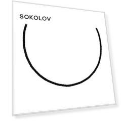 Колье SOKOLOV из серебра и текстиля