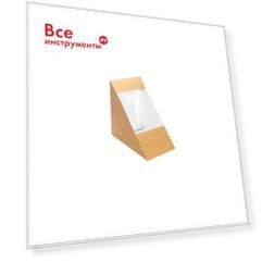 Треугольная крафт упаковка для бутербродов, сэндвичей PapStar PS-85690