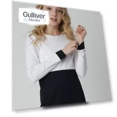 Бело-синее платье Gulliver (170)