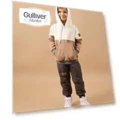 Брюки утепленные серые Gulliver (110)