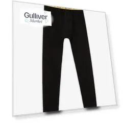 Кальсоны черные с контрастной резинкой Gulliver (98-104)