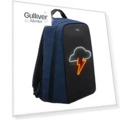 Pixel Bag Рюкзак с LED-дисплеем PIXEL PLUS - NAVY (темно-синий)