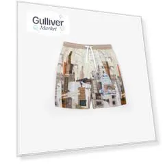 Плавательные шорты с цветным принтом Gulliver (134-140)