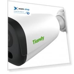 Видеокамера IP TIANDY TC-C34GN Spec:I5/E/Y/C/2.8mm/V4.2 4МП уличная цилиндрическая мини с ИК-подсветкой до 50м