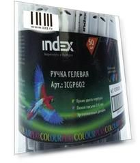 Гелевая ручка Index "Colourplay" черный 0.6 мм ICGP602/BK