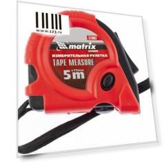 Рулетка Matrix Rubber 5мx19мм 31002