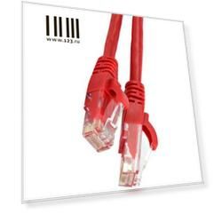 Патч-корд UTP 5E категории 3м Hyperline PC-LPM-UTP-RJ45-RJ45-C5e-3M-LSZH-RD LSZH красный