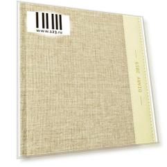 Ежедневник датированный Index Canvas A5 искусственная кожа IDD0719/A5/BE