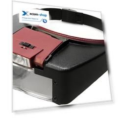 Лупа Kromatech MG81007-A 67338 налобная 1,5/3,0/8,5/10,0x, с подсветкой (2 LED)