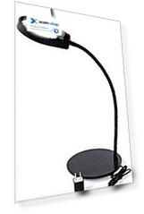 Лупа Kromatech PD-4S 74025 бестеневая 3x/10x, 100/25 мм, на подставке, с подсветкой (26 LED)