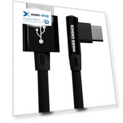 Кабель интерфейсный More Choice K27a USB 2.1A для Type-C нейлон 1м Black