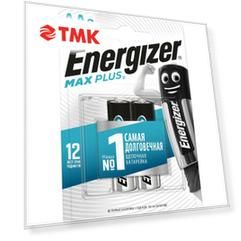 Элемент питания ENERGIZER E91/LR6 (AA) Max Plus 2шт