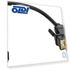 Greenconnect Кабель HDMI-DVI 0.3m черный, OD7.3mm, 28/28 AWG, позолоченные контакты, 19pin AM / 24+1M AM Dual Link, GCR-HD2DVI1-0.3m, тройной экран