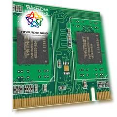 Оперативная память Patriot DDR3 -  4Gb, 1600 МГц, SO-DIMM, CL11 (psd34g160081s)