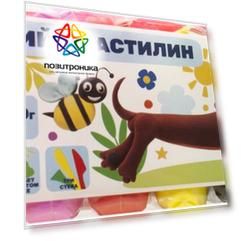 Пластилин Silwerhof LC12OP-180st Веселые друзья, 12 цветов