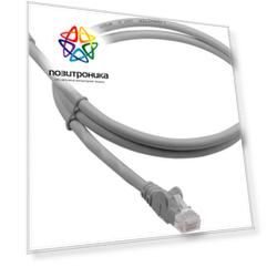 Патч-корд Lanmaster LAN-PC45/U6-1.5-GY вилка RJ-45-вилка RJ-45 кат.6 1.5м серый