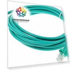 Патч-корд RJ-45 (m)-RJ-45 (m), cat5E, 3м зеленый