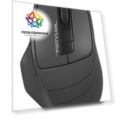 Мышь A4Tech Fstyler FG30S, серый (fg30s grey)